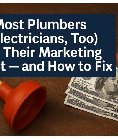 Why Most Plumbers (and Electricians, Too) Waste Their Marketing Budget — and How to Fix It